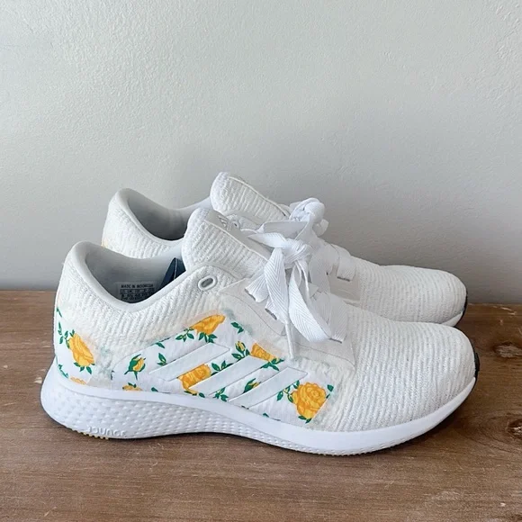 ADIDAS Edge Lux 4 'Floral Print' RUNNING SHOES Size 8 - Picture 5 of 11